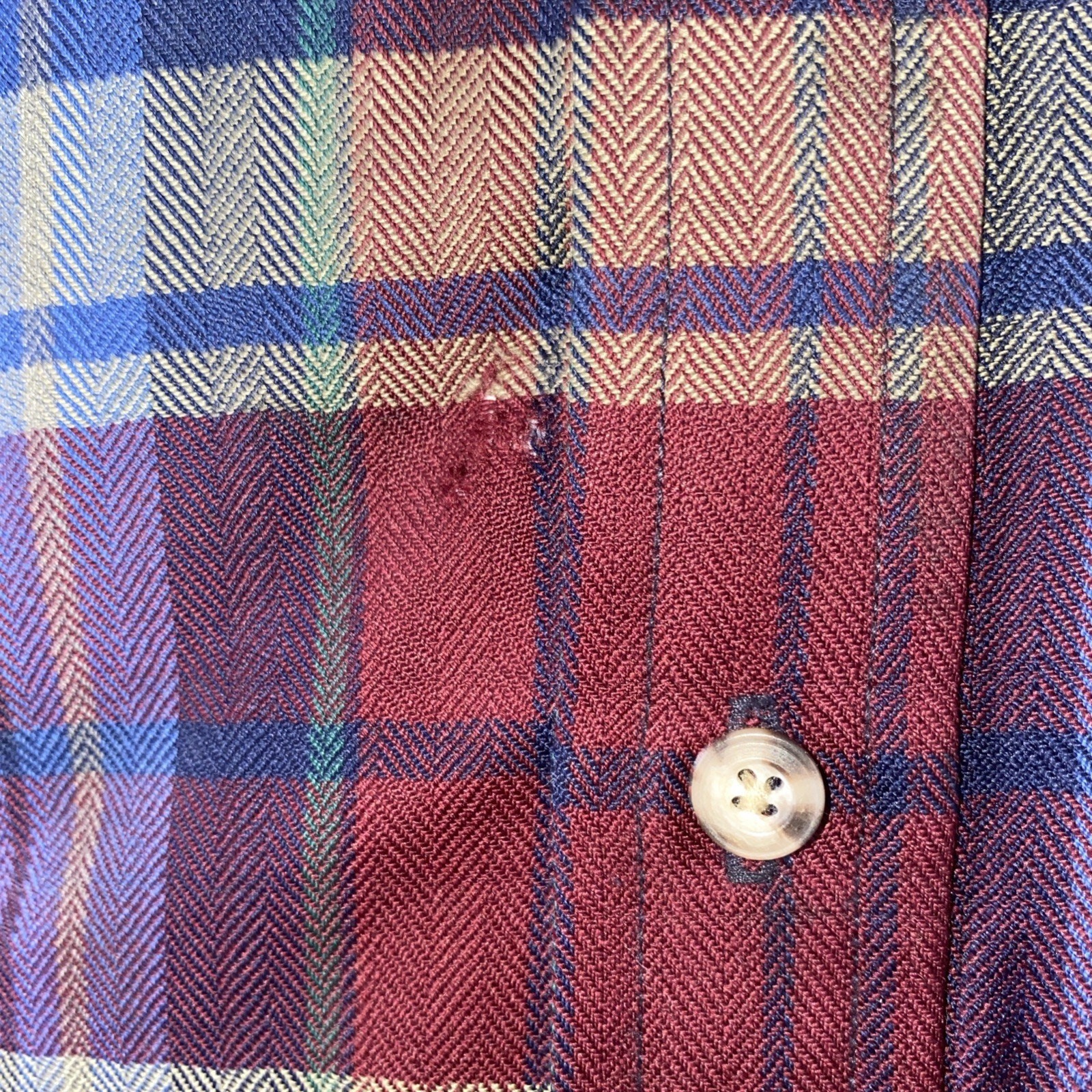 Pendleton 1990s Sir Pendleton Virgin Wool Red Blu… - image 3