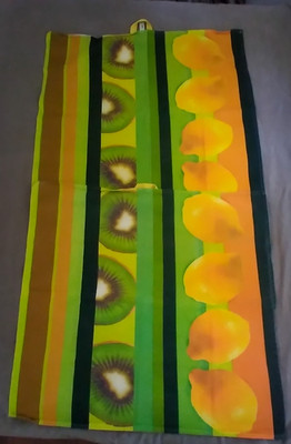 100% Cotton ASA Selection Germany  25 x 24 Kitchen Towels Vibrant Lemon/Kiwi
