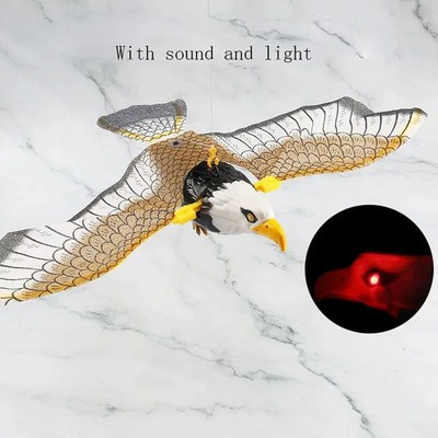 Simulation Bird Interactive Cat Toys Electric Hanging Eagle Flying Bird Cat