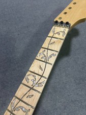 Gloss Maple 22fret Fretboard Tree of Life Inlay Electric Guitar Neck Locking nut