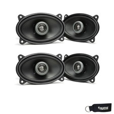MB Quart - Two Pairs Of Formula 4 X 6 Inch 2-Way Coaxial Car Speakers - FKB146