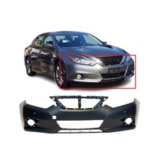 2016-2018 Nissan Altima Sedan Primed Front Bumper Cover Ni1000312 620229hs2h