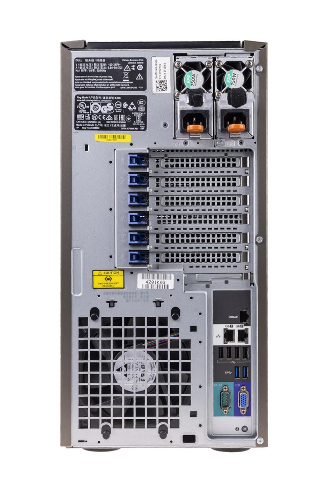 Server Dell PowerEdge T440 16x2.5" 2xSilver 4110 256GB 2x480GB SSD H730P+ iDRAC9 - Image 3 of 4