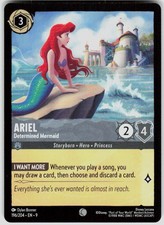 Ariel Determined Mermaid 196/204 Fabled Disney Lorcana