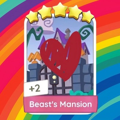   Beast s Mansion  5 Star -  Monopoly.GO Sticker Set 22-2