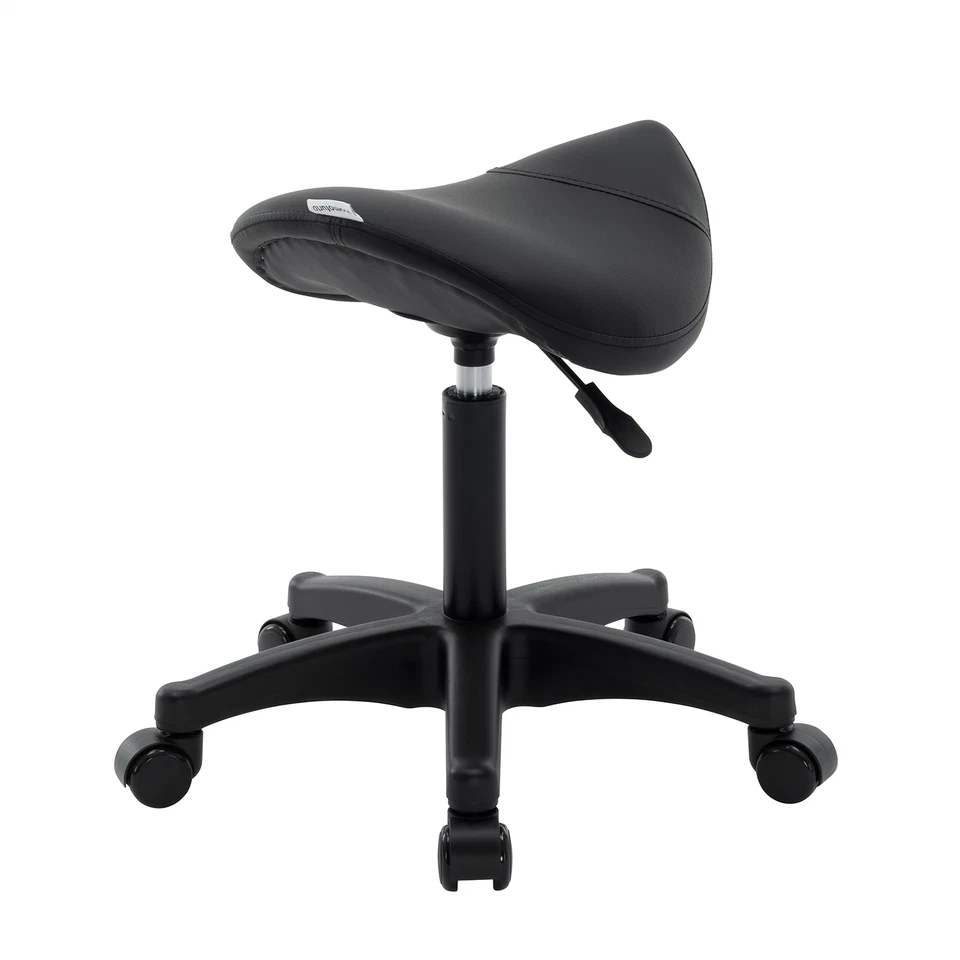 Sattelhocker Rollhocker Arbeitshocker Sattelsitz Höhenverstellbar Kosmetikhocker - Bild 3 von 4