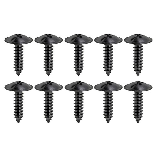 Rexka 10pc Fender Liner Screw Kit - Fits Hyundai & Kia Models - Replacement 12493-06207B