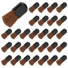 30Pcs Disposable Makeup Brushes Mini Cosmetic Brush Small Blush Brown 