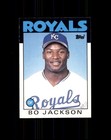 1986 Topps Traded Bo Jackson Rookie Card RC #50T Kansas City Royals