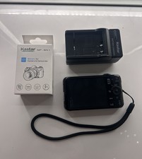 SONY Cyber-shot DSC-WX50 16.2MP 5x Optical Zoom Digital Camera Black TESTED