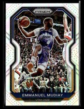 2020-21 Panini Prizm #176 Emmanuel Mudiay Silver Prizms Card Utah Jazz