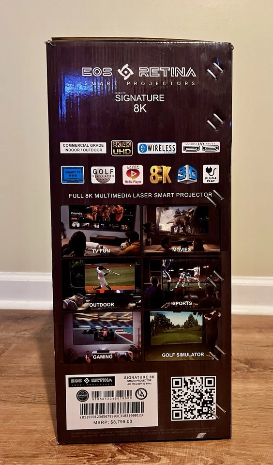 EOS Retina Smart Projector Signature 8k - Tested & Working - Image 2 of 4