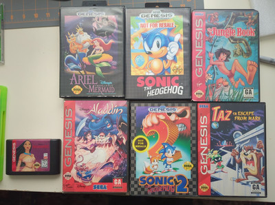 14 GAMES - Sega Genesis, PlayStation, PS2, Nintendo 64, SNES, XBOX 360. Fun!