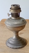 Aladdin No 11 nickel plated oil lamp 1920s