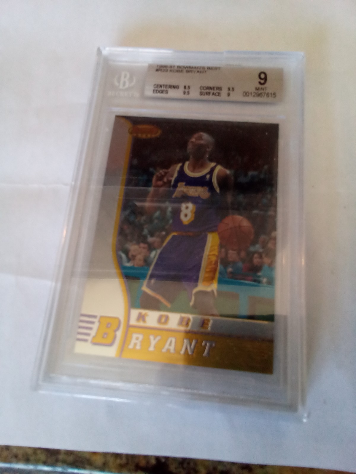 1996-97 Bowman's Best - Rookies Kobe Bryant #R23 (RC)