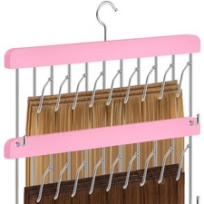 2 Pack Hair Extension Holder Hanger Stackable 14 3.5 IN, Pink