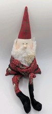 Vintage Handcrafted Santa Claus Shelf Sitter