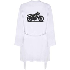 Small 'Motorbike Silhouette ' Adult Dressing Robe / Gown RO00093794 