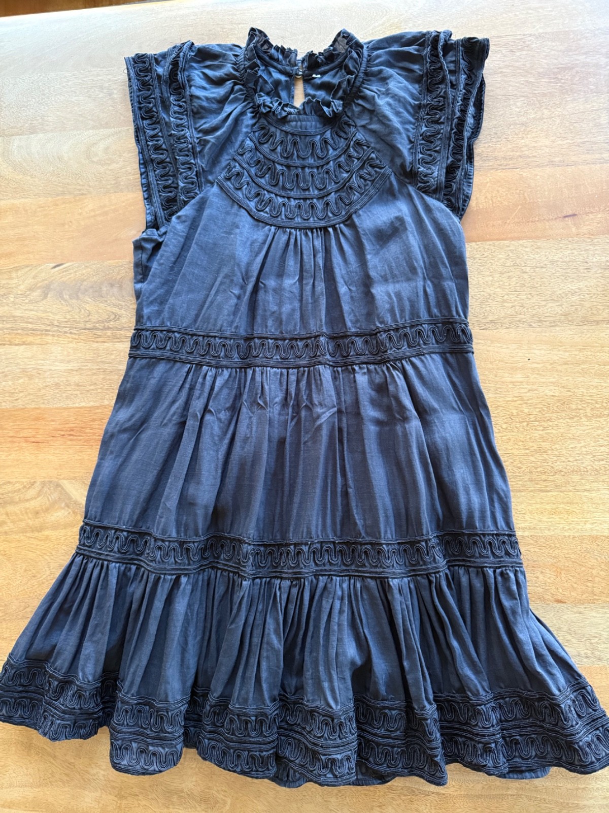 black mini dress small