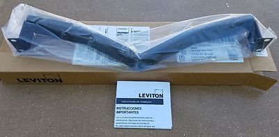4W254-BA1 Leviton Recessed Angled Blank Panel Insert 1RU - QUANTITY OF 9