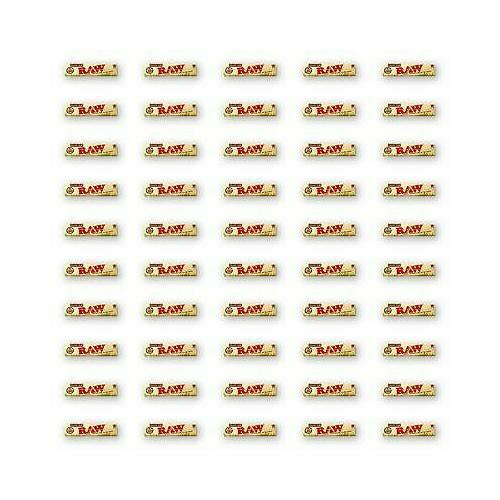 50 PACKS RAW ORGANIC HEMP KINGSIZE SLIM ROLLING PAPERS Box - Picture 1 of 1