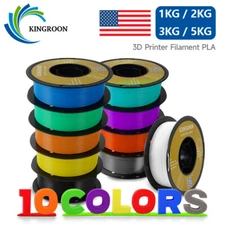 1KG 2KG 3KG 5KG 3D Printer Filament PLA PETG 1.75 mm Bundles Spool Grey Orange