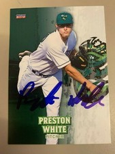 Preston White 2019 Augusta Green Jackets Signed Team Card