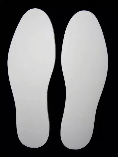 MEMORY FOAM THICK INSOLES SPORTS WORK BOOTS SHOES ALL SIZE 3 to 12 WHITE