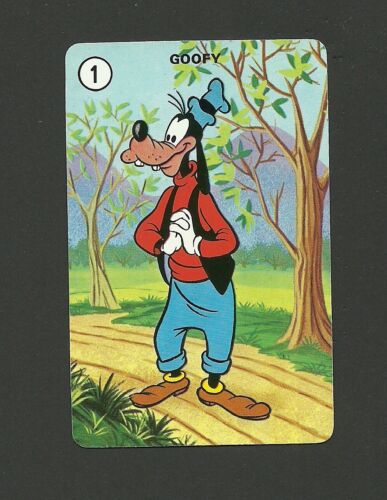 Goofy Vintage 1974 Walt Disney Spanish Trading Card BHOF - Zdjęcie 1 z 2
