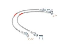 Front Stainless Brake Lines for 71-87 GMC C15/K15  4-6" - 89340S