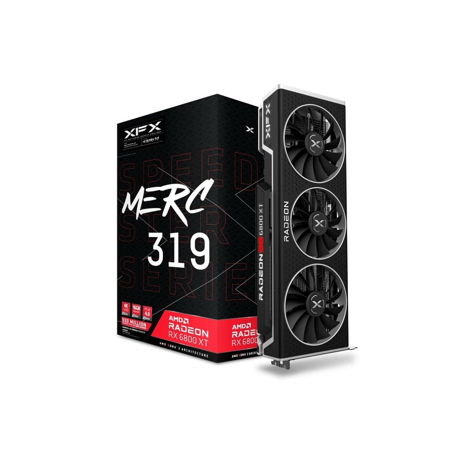 XFX Speedster MERC 319 AMD Radeon RX 6800 XT CORE Gaming 16GB GDDR6  Graphics Card for sale online