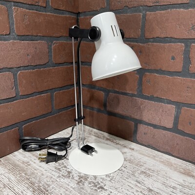 Vintage Tensor White Desk Lamp IL200 European Style 1980 s Mid Century Light