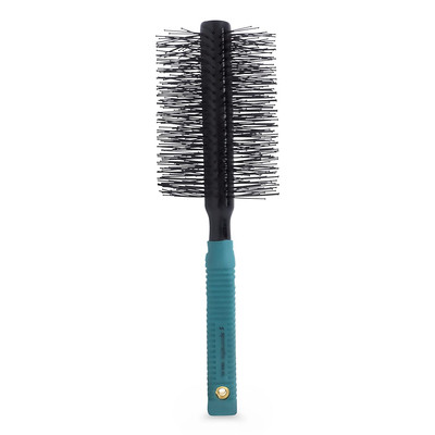 Double-Stranded XL Round Brush with Nylon Bristles for Straightening Hair