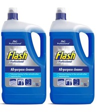 2 x 5L Flash Professional All Purpose Cleaner Floor Clean Ocean Blue 3.49 per litre