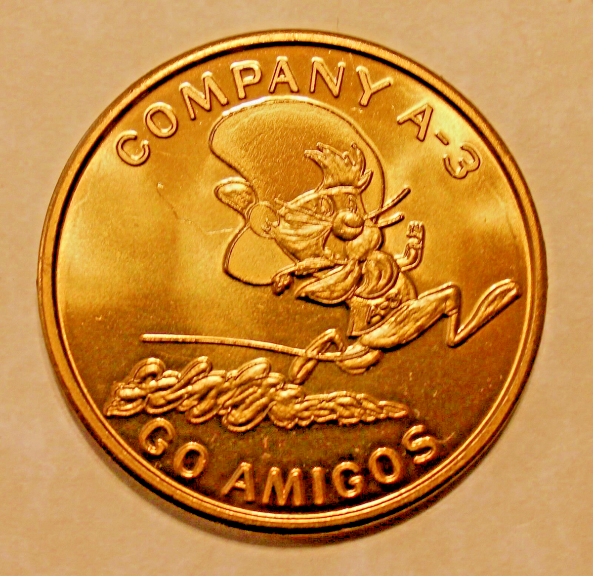 West Point Company A-3 Amigos Speedy Gonzales Army Challenge Coin