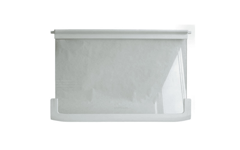 Clayette verre Brandt 45X9105 : clayette avec encadrement blanc pour réfrigérateur 48cm