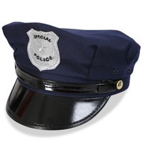 Polizei-Mütze, blau, Gr. 58 cm