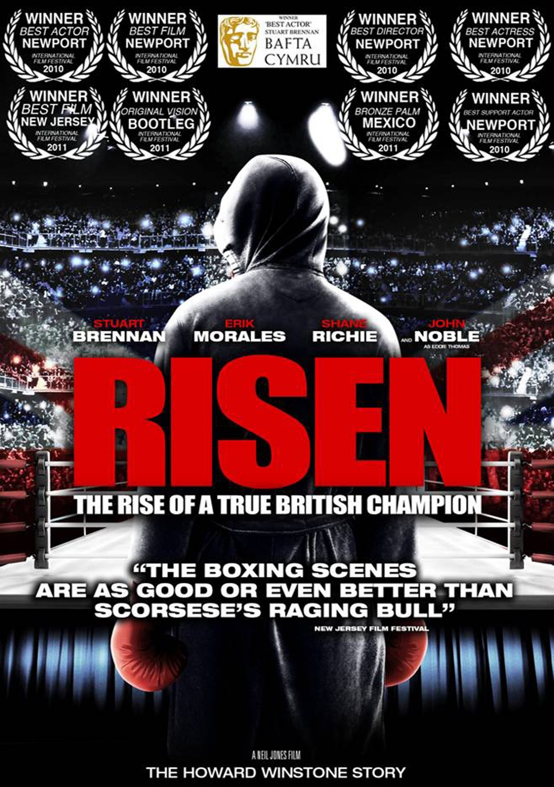 Risen (DVD) John Noble Stuart Brennan Eric Morales Shane Richie Leon Spinks