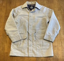 Vintage Woolrich Woman Wool Lined Full Zip Snap Jacket Medium Made In USA