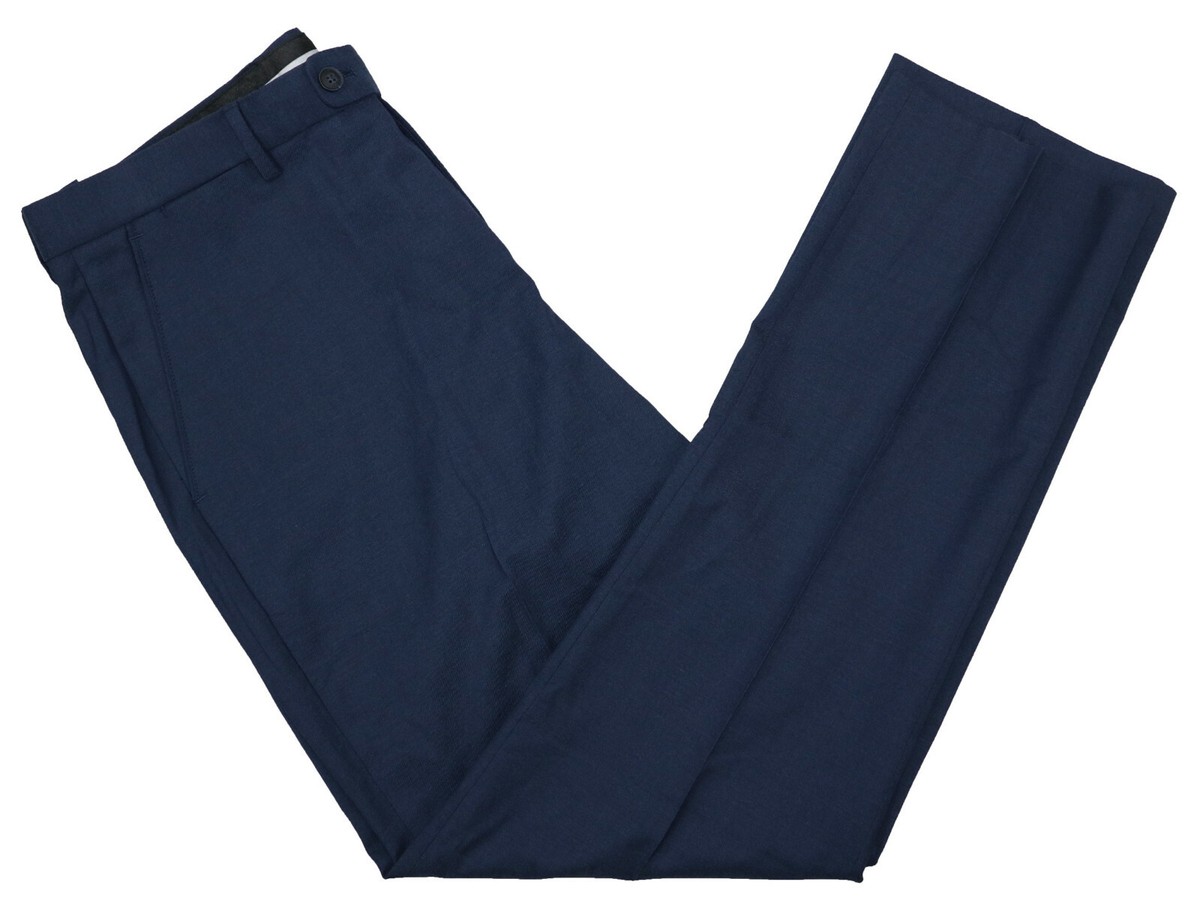 Perry Ellis Portfolio Premium Wool Blend Modern Fit Stretch Mens Dress  Pants NWT