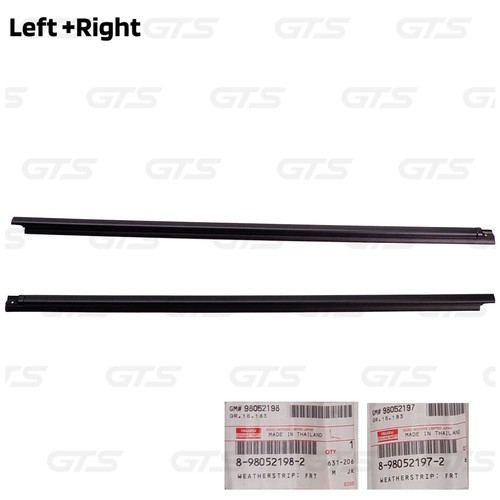For Isuzu D-Max Open Cab Hi-Lander 2012 19 L+R Outer Weatherstrip Door Belt - Picture 5 of 10