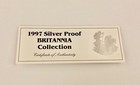 1997 Silver Proof Britannia Collection COA