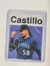 Luis Castillo Artist Signed Baseball Art Card 1/10