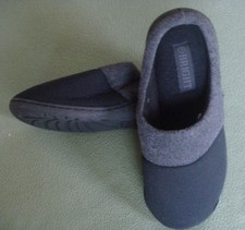 Men Winter Slippers Soft Furry Fluff Warm Comfy Home Indoor Shoes Sz 7 Black 823