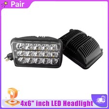 Pair Fit For Chevrolet S10 1995-1997 4x6 Inch Led Headlights Hilo Sealed Beam Pair Fit For Chevrolet S10 1995-1997 4x6 Inch Led Headlights Hilo Sealed Beam