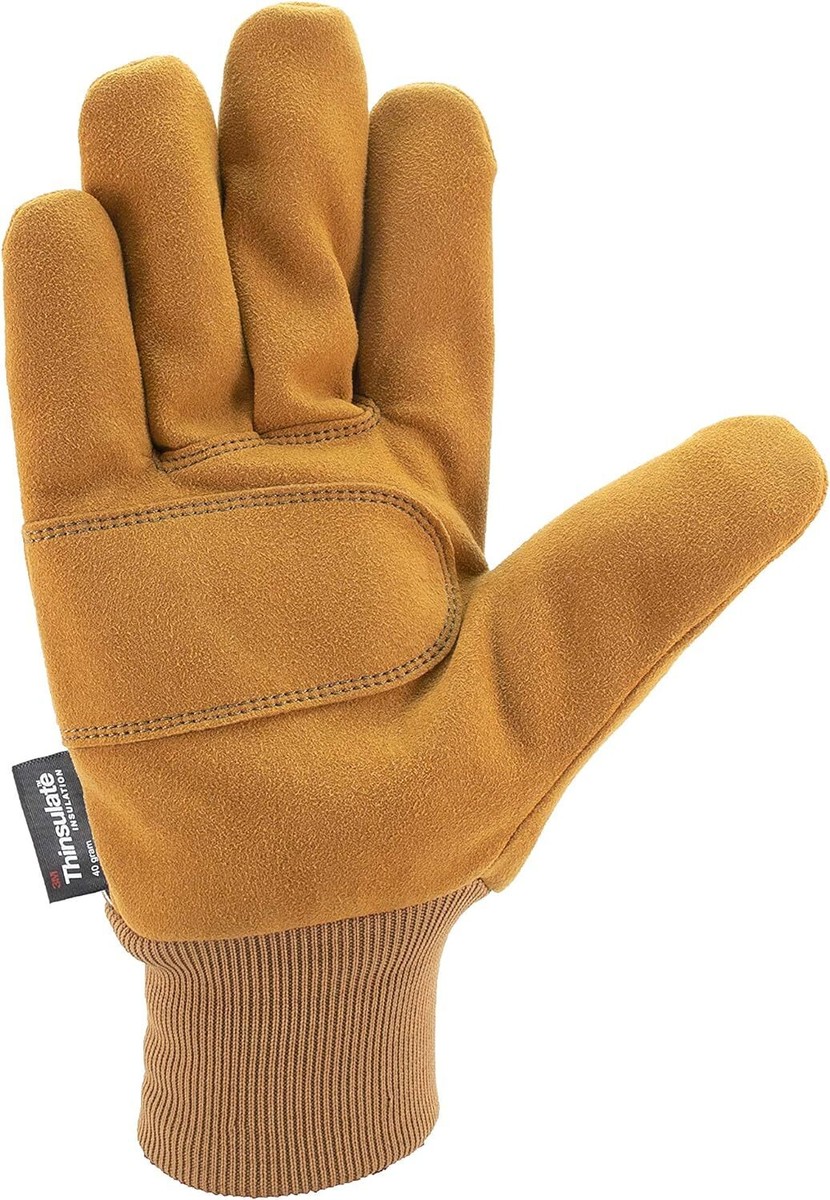 Carhartt Men's Insulated Suede Knit Cuff Work Gloves | eBay