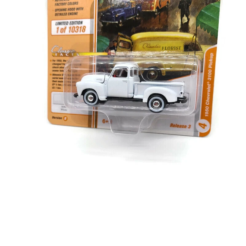 Camioneta Chevrolet 3100 1950 Johnny Lightning Classic Gold Collection envío gratuito Foto 3 de 4