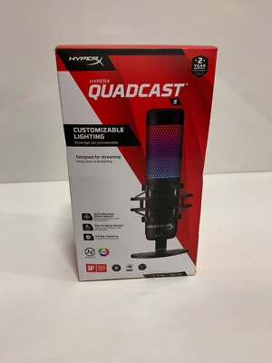 Brand new sealed Hyper X Quadcast Microphone