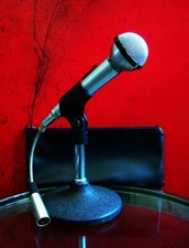 Vintage 1970's Shure 533SB / 533SA dynamic microphone Lo Z w accessories  8