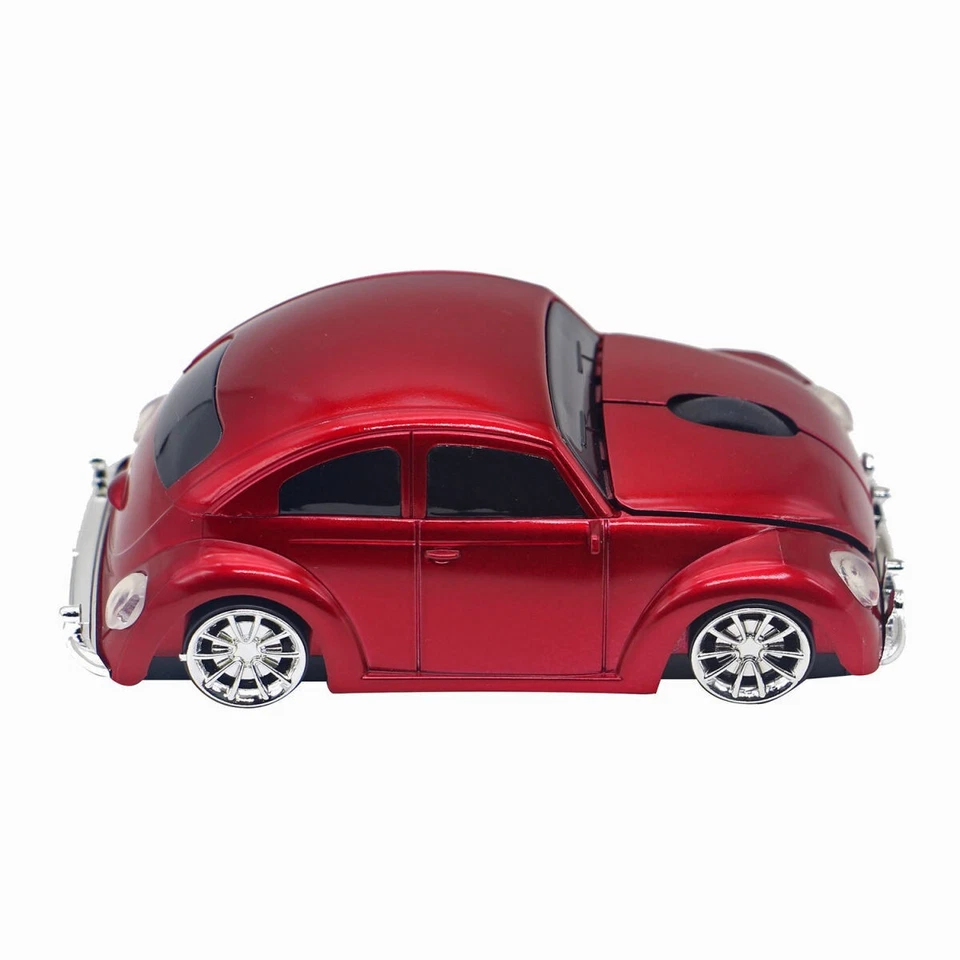 ECOiNVA Wireless Beetle Car Mouse Laptop PC Computer Desk Decor Mice for JKC - Image 2 of 4